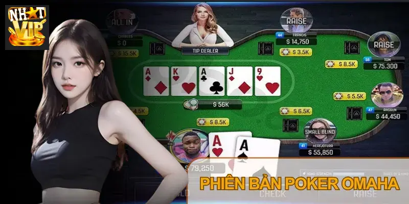 Bàn chơi Poker Texas Hold'em chuyên nghiệp tại Nhatvip